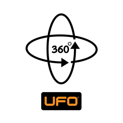 UFO Blackline 20, Riscaldatore a infrarossi con telecomando per uso interno ed esterno, orizzontale e verticale