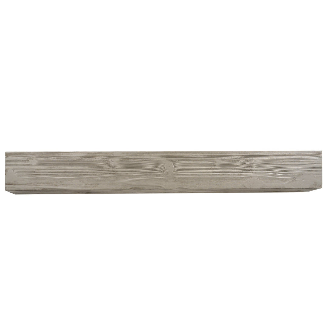 Rustic Floating Wood Mantel, Wall Shelf for Fireplaces & Home Décor - UFOHEATERS