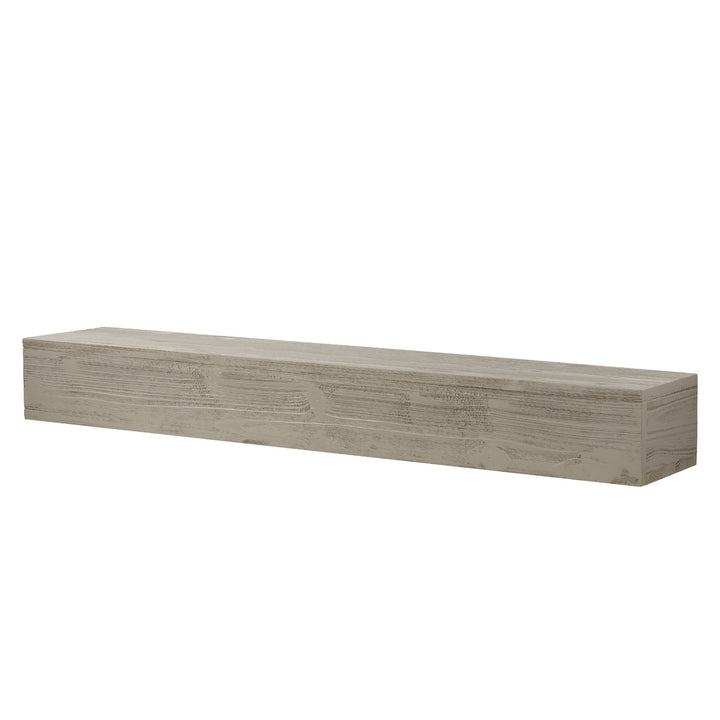 Rustic Floating Wood Mantel, Wall Shelf for Fireplaces & Home Décor - UFOHEATERS