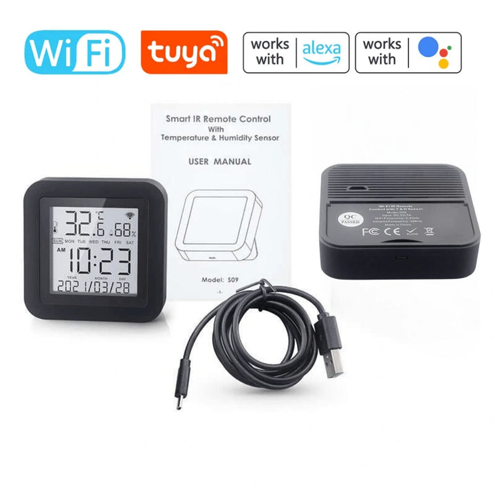 UFO WiFi IR Remote Control, Tuya Compatible, With Screen and Sensor
