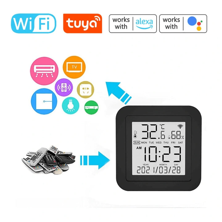 UFO WiFi IR Remote Control, Tuya Compatible, With Screen and Sensor