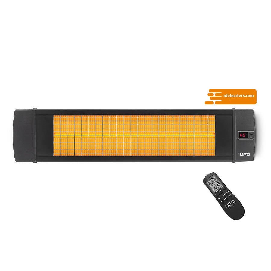 UFO Blackline 24, 2400 - Watt Heater with Remote for Indoor and Outdoor, Horizontal and Vertical Use - UFOHEATERS