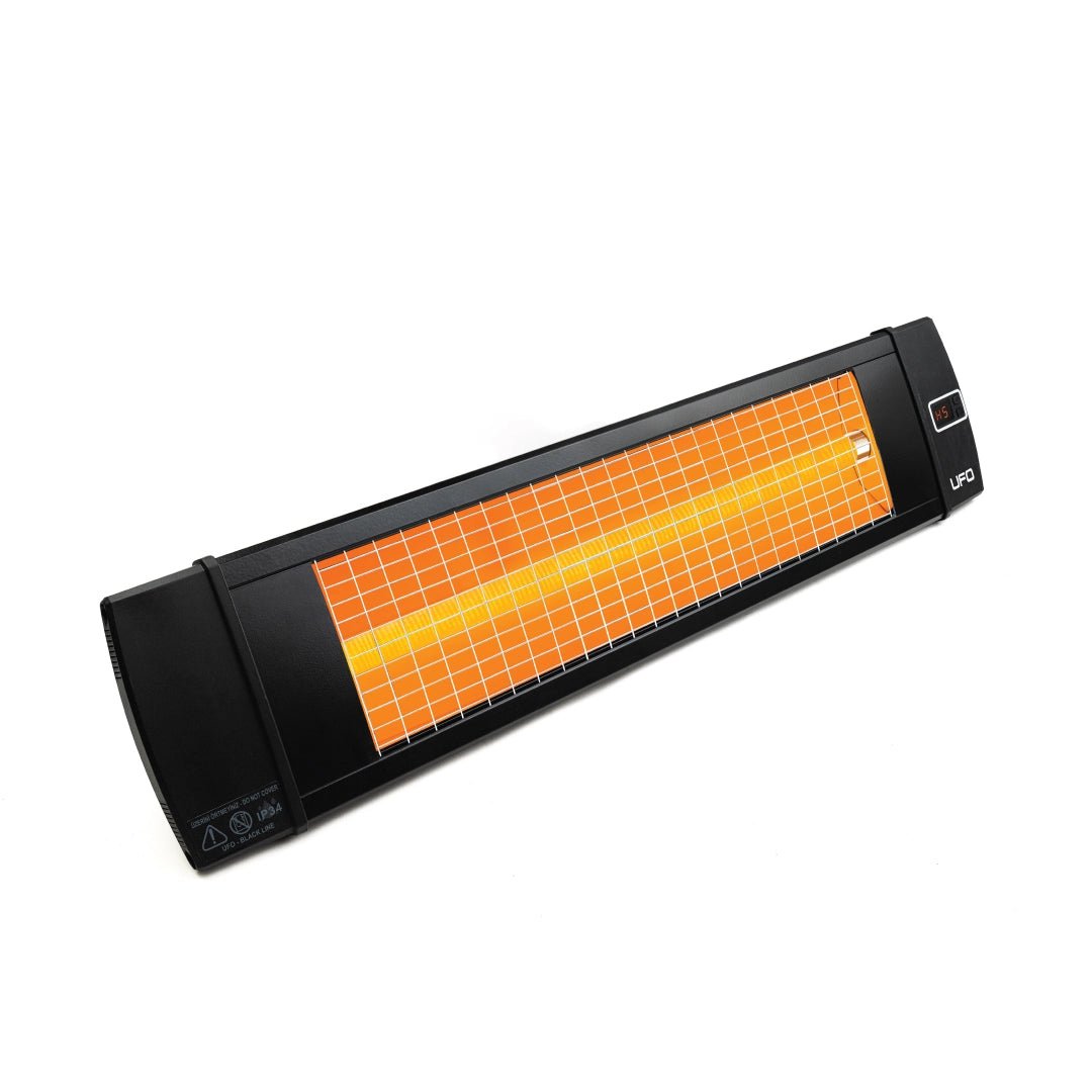 UFO HVR - 15, 1500 - Watt Patio Heater with Remote, Horizontal and Vertical Use - UFOHEATERS