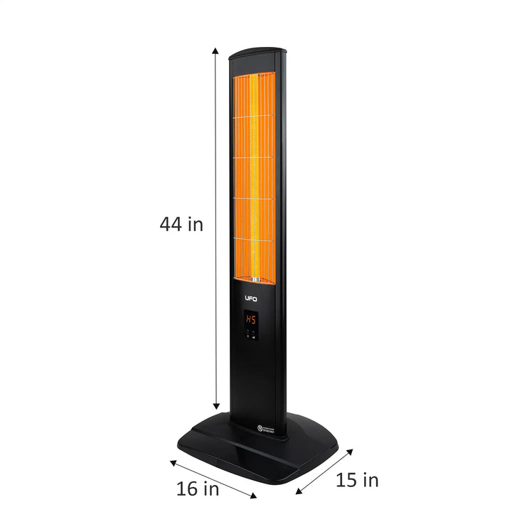 UFO Micatronic MR - 15, 1500 - Watt Tower Space Heater with Remote Control - UFOHEATERS