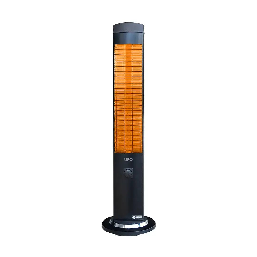 UFO Term 23, 2300 - Watt Free Standing Infrared Heater with Thermostat, Black - UFOHEATERS